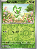 Pokemon Sprigatito 013/193 Paldea Evolved Reverse Holo NM