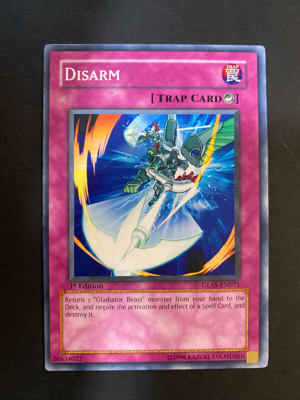 Yugioh Disarm GLAS-EN071 Common 1st Edition NM
