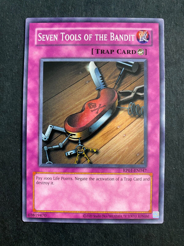 Yugioh Seven Tools of the Bandit RP01-EN047 Common Retro Pack Reprint NM