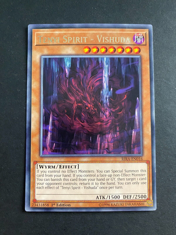 Yugioh Tenyi Spirit - Vishuda RIRA-EN016 Rare 1st Edition LP