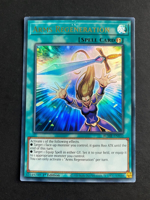 Yugioh Arms Regeneration BLMR-EN032 Ultra Rare 1st Edition MP/LP