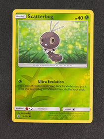 Pokemon Scatterbug 6/131 Forbidden Light Reverse Holo NM