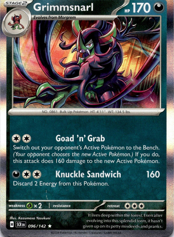 Pokemon Grimmsnarl 096/142 Stellar Crown Holo NM