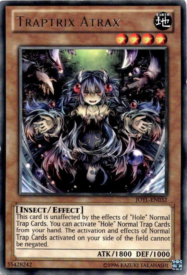 Yugioh Traptrix Atrax JOTL-EN032 Rare Unlimited Edition LP