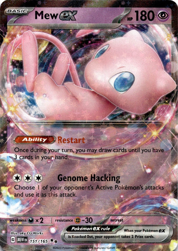 Pokemon Mew ex 151/165 Pokemon 151 Full Art Holo NM