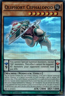 Yugioh Qliphort Cephalopod SECE-EN021 Super Rare 1st Edition NM