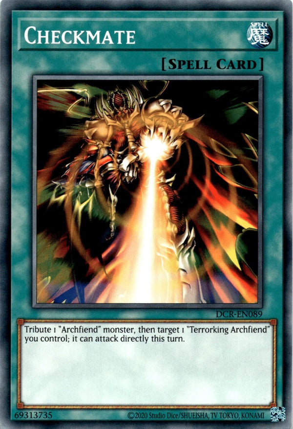 Yugioh Checkmate DCR-EN089 Common Unlimited Edition NM