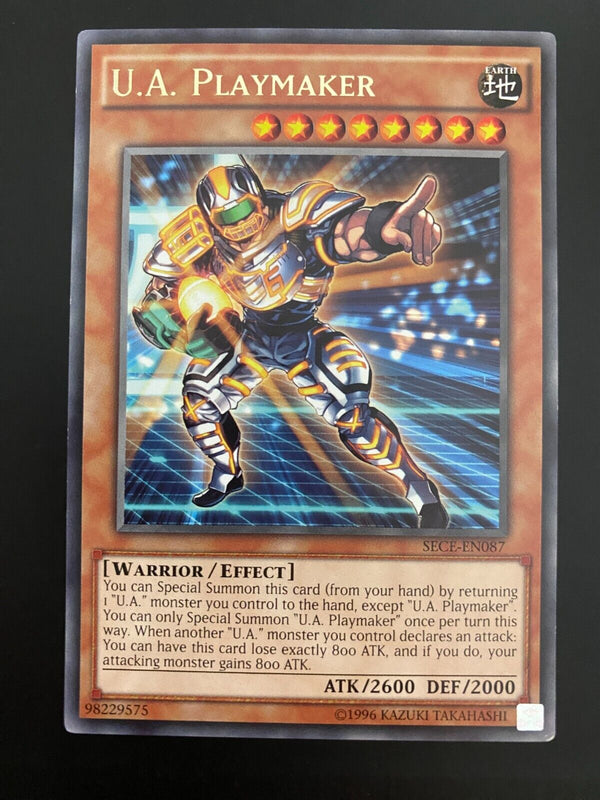 Yugioh U.A. Playmaker SECE-EN087 Rare Unlimited Edition VLP/NM