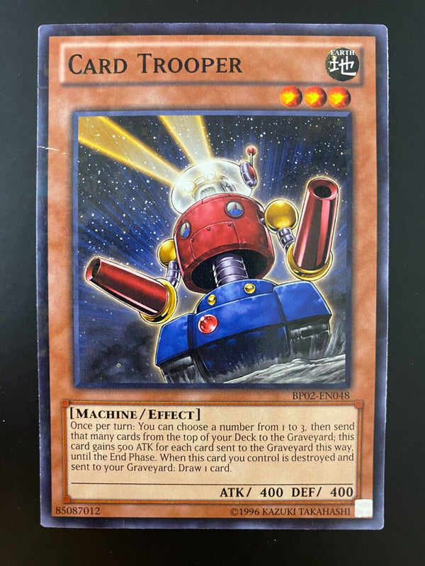 Yugioh Card Trooper BP02-EN048 Mosaic Rare MP