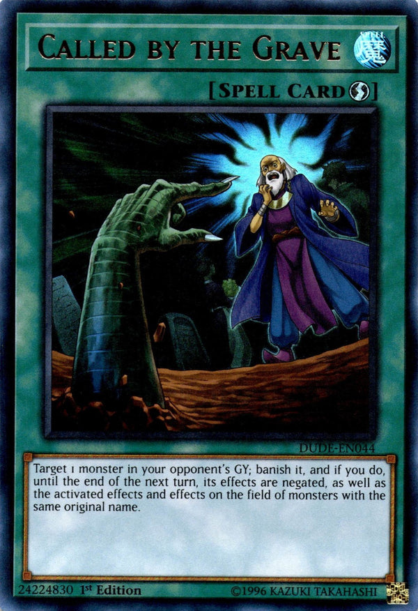 Yugioh Called by The Grave DUDE-EN044 Ultra Rare 1st Edition NM