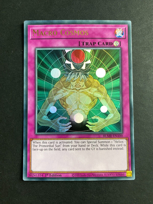 Yugioh Macro Cosmos BLMR-EN100 Ultra Rare 1st Edition VLP/NM