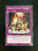 Yugioh Spiritual Fire Art - Kurenai SDCH-EN032 Common 1st Edition NM