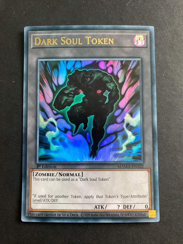 Yugioh Dark Soul Token MAMA-EN102 Ultra Rare 1st Edition NM