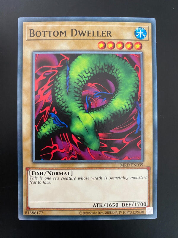 Yugioh Bottom Dweller MRD-EN039 Common Unlimited Edition NM/MINT