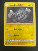 Pokemon Alolan Geodude 40/145 Guardians Rising Reverse Holo VLP