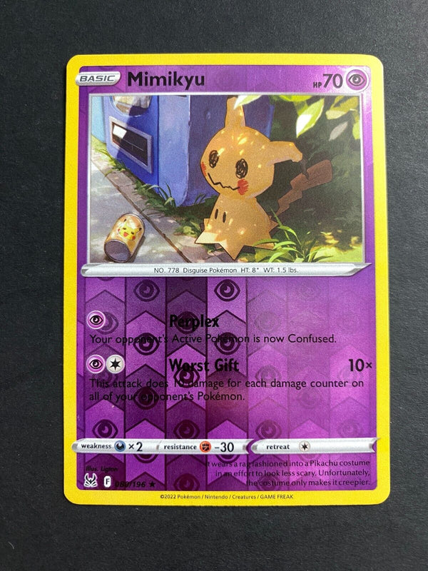 Pokemon Mimikyu 080/196 Lost Origin Reverse Holo NM