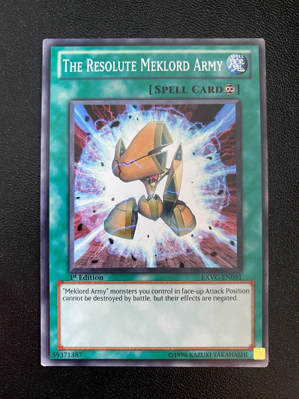 Yugioh The Resolute Meklord Army EXVC-EN051 Common 1st Edition LP