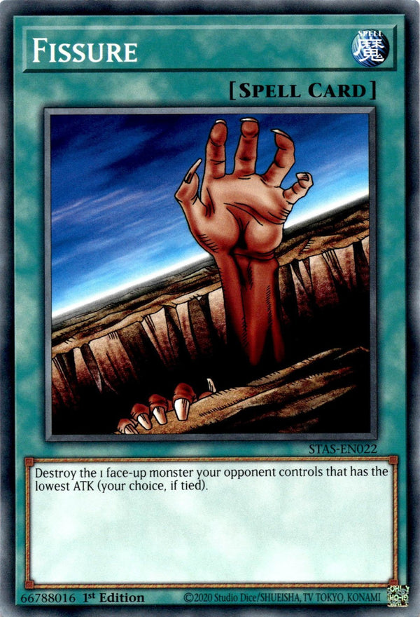 Yugioh Fissure STAS-EN022 Common 1st Edition NM