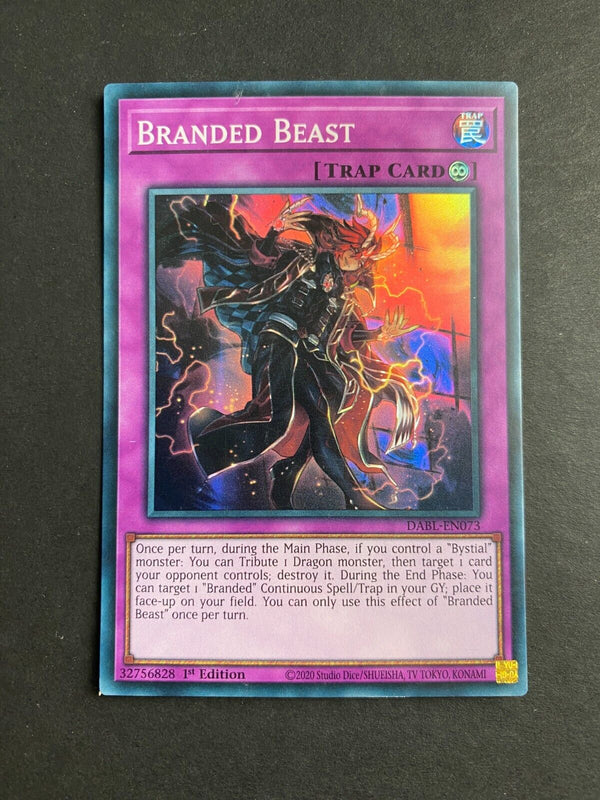 Yugioh Branded Beast DABL-EN073 Super Rare 1st Edition MP