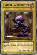 Yugioh Goblin Calligrapher SOD-EN004 Common Unlimited Edition DAMAGED/HP