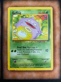 Pokemon Koffing 51/102 Base Set HP