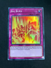 Yugioh Big Burn IOC-EN047 Super Rare Unlimited Edition NM