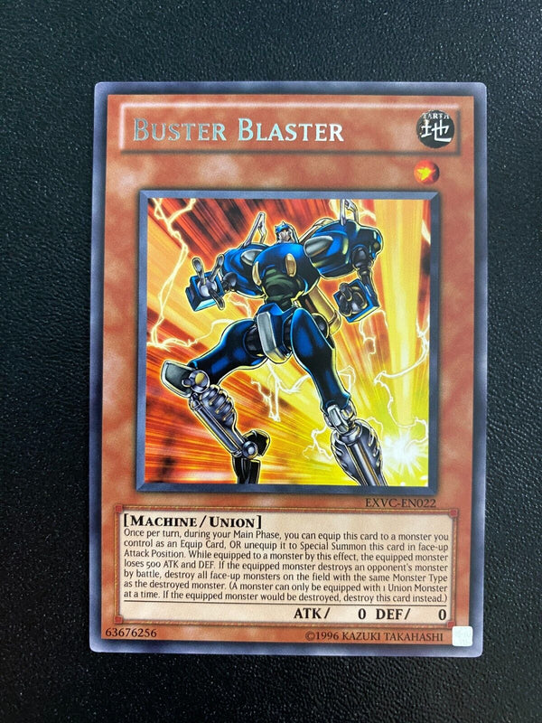 Yugioh Buster Blaster EXVC-EN022 Rare Unlimited Edition NM