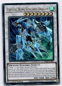 Yugioh Crystal Wing Synchro Dragon RA02-EN029 Ultra Rare 1st Edition NM