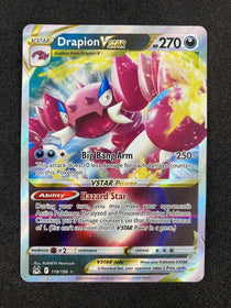 Pokemon Drapion Vstar 119/196  Rare Holo Full Art Lost Origin NM-Mint