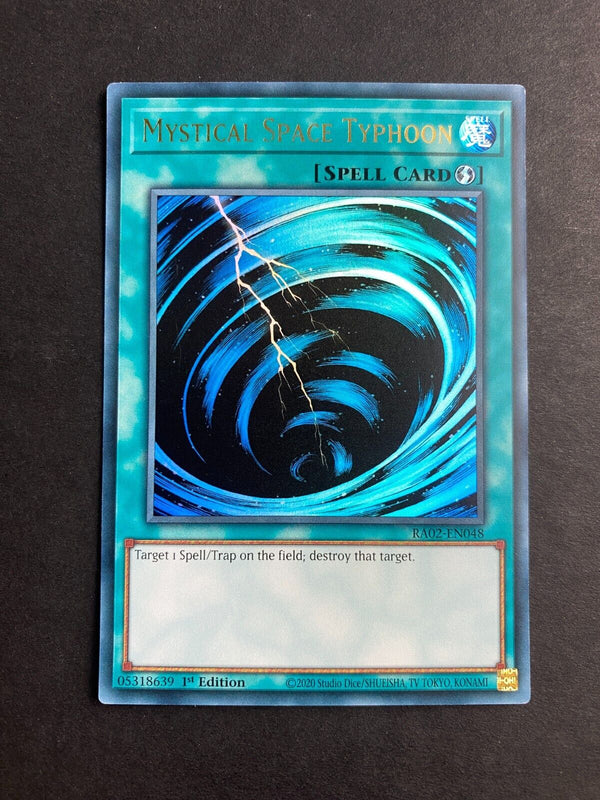 Yugioh Mystical Space Typhoon RA02-EN048 Ultra Rare 1st Edition NM