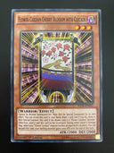 Yugioh Flower Cardian Cherry Blossom with Curtain RATE-EN012 Common 1st NM/MINT