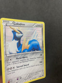 Pokemon Cobalion 77/98 Rare Holo BW: Emerging Powers MP-LP - Crease at back