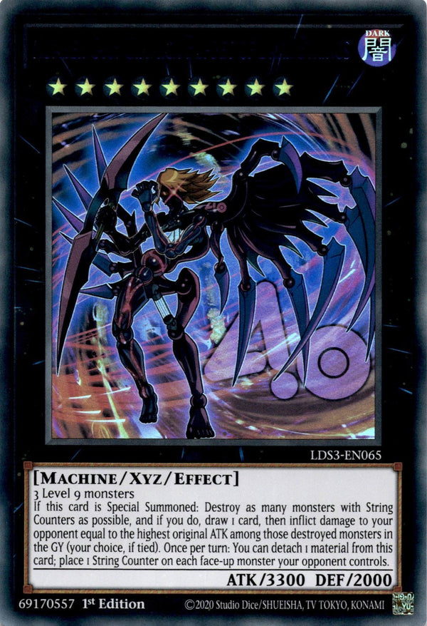 Yugioh Number C40: Gimmick Puppet of Dark Strings LDS3-EN065 Blue Ultra Rare NM