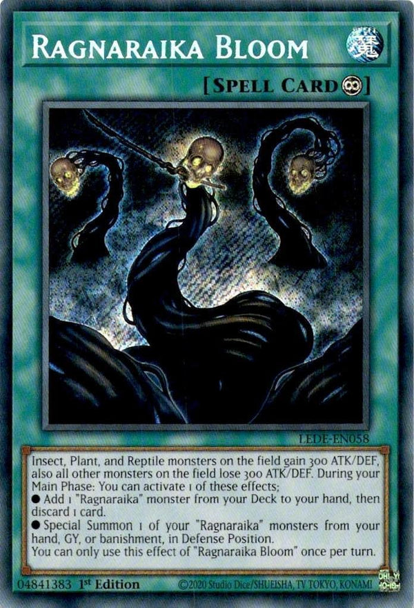 Yugioh Ragnaraika Bloom LEDE-EN058 Secret Rare 1st Edition NM