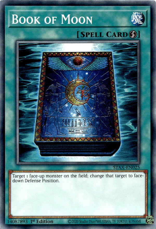 Yugioh Book of Moon STAX-EN025 Common 1st Edition NM