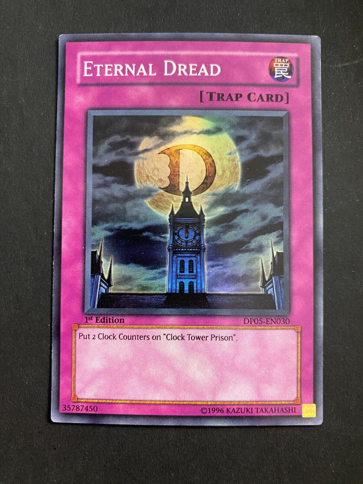 Yugioh Eternal Dread DP05-EN030 Super Rare 1st Edition HP