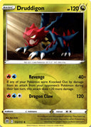 Pokemon Druddigon 113/172 Brilliant Stars Non Holo NM