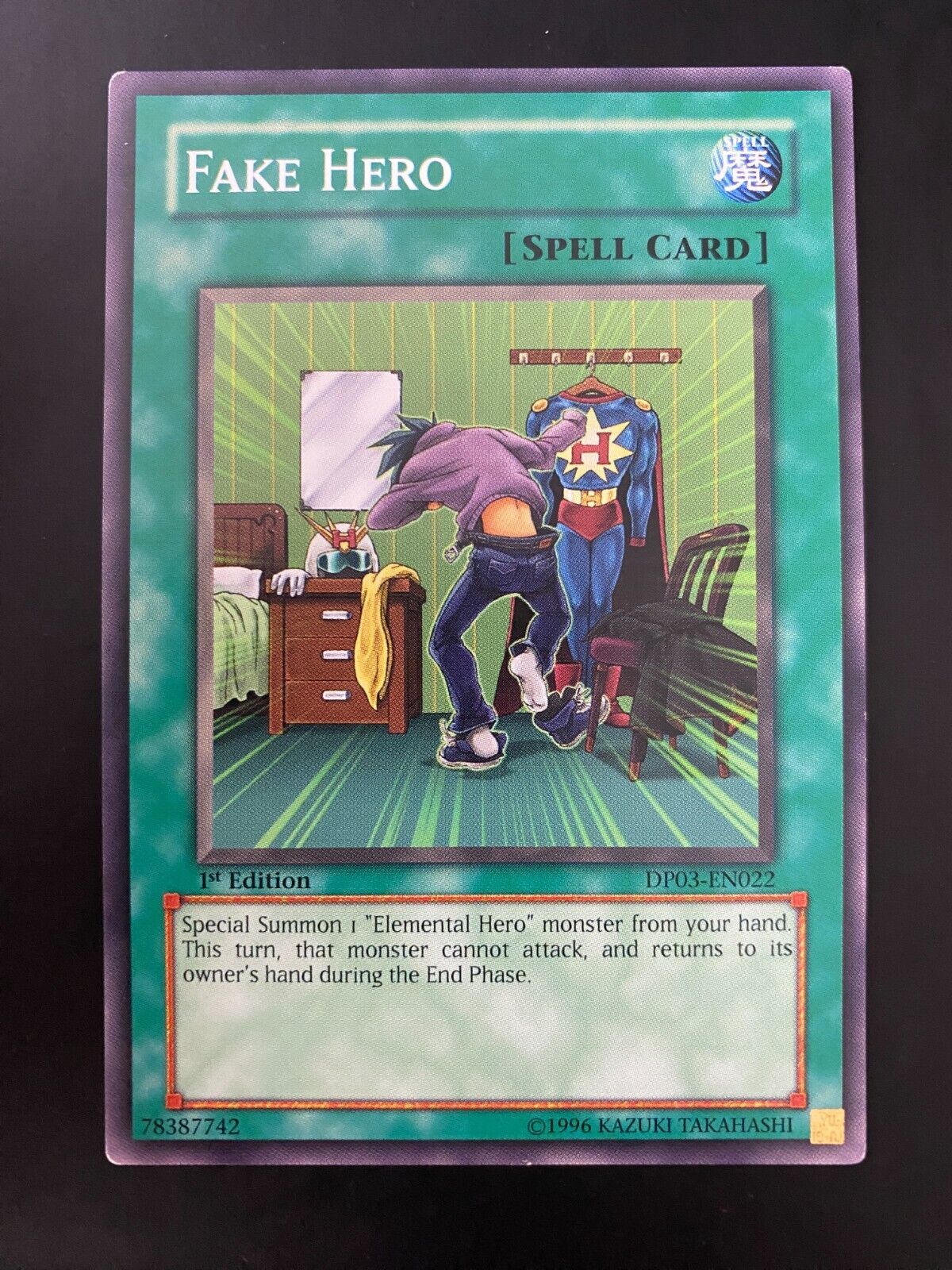 Yugioh Fake Hero DP03-EN022 Common 1st Edition LP