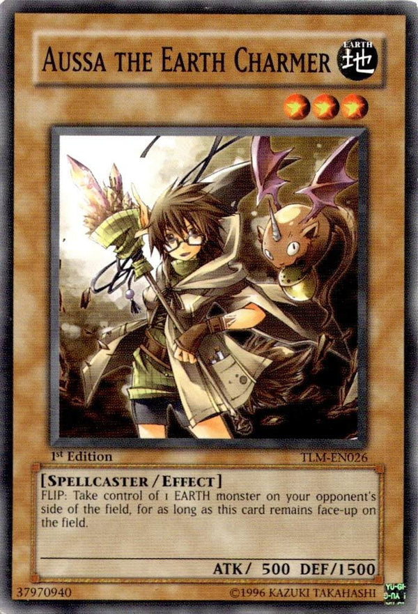 Yugioh Aussa the Earth Charmer TLM-EN026 Common 1st Edition NM