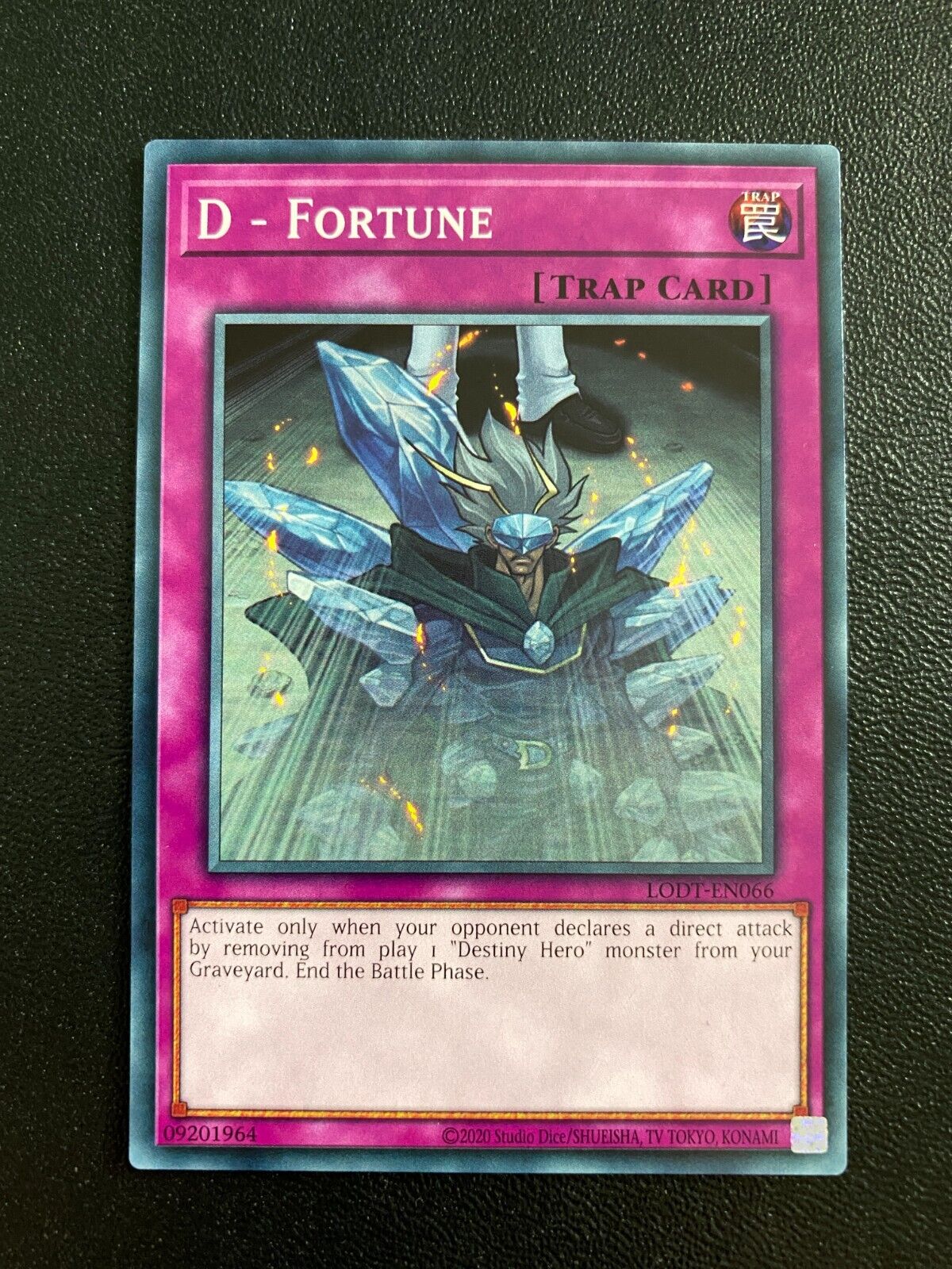 Yugioh D - Fortune LODT-EN066 Common Unlimited Edition NM