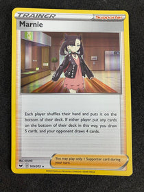 Pokemon Marnie 169/202 Sword Shield Holo NM-MINT