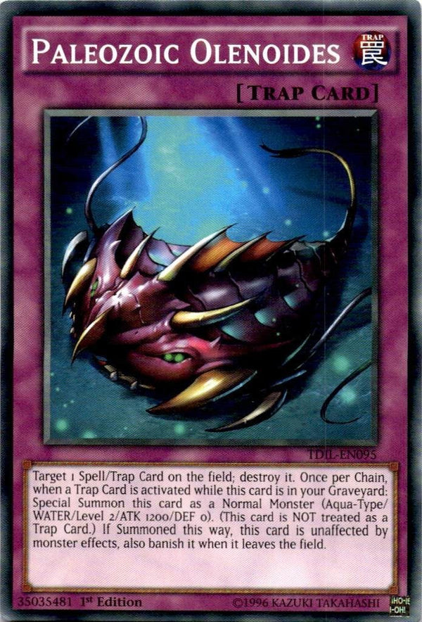Yugioh Paleozoic Olenoides TDIL-EN095 Common 1st Edition LP