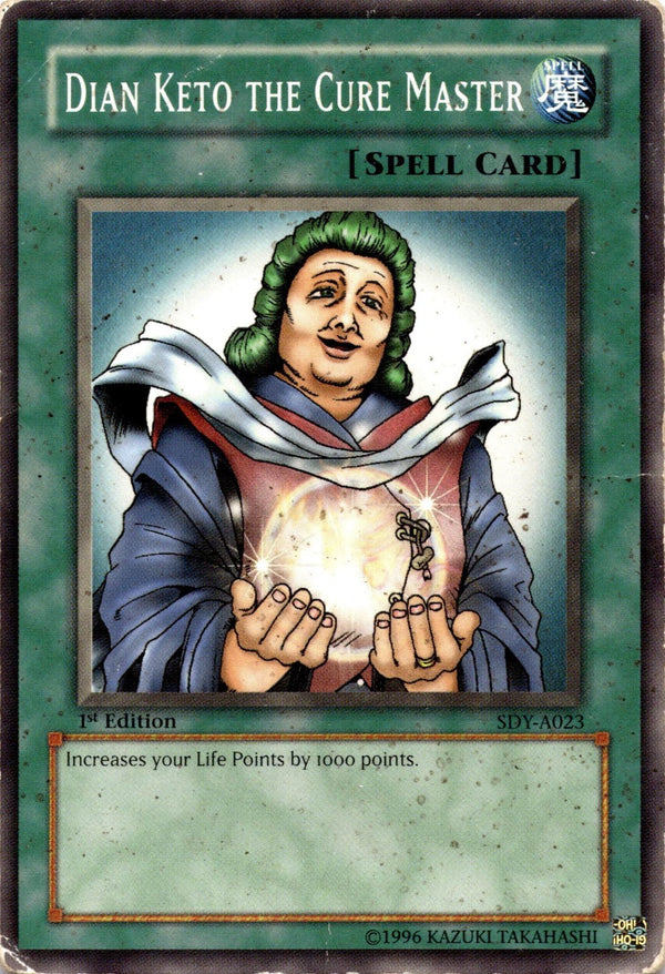 Yugioh Dian Keto the Cure Master SDY-A023 Common 1st Edition DMG