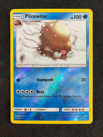 Pokemon Piloswine 20/111 Crimson Invasion Reverse Holo NM-MINT