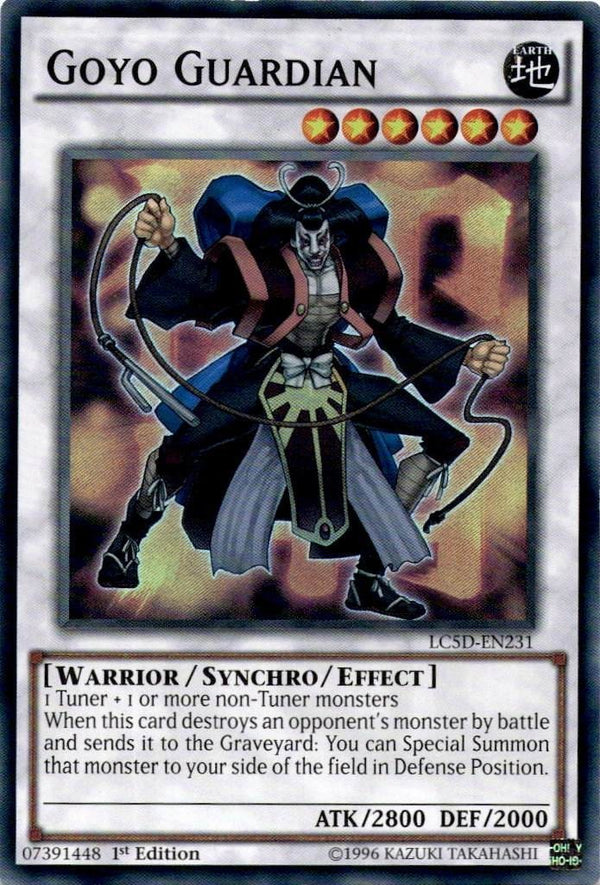Yugioh Goyo Guardian LC5D-EN231 Super Rare 1st Edition LP