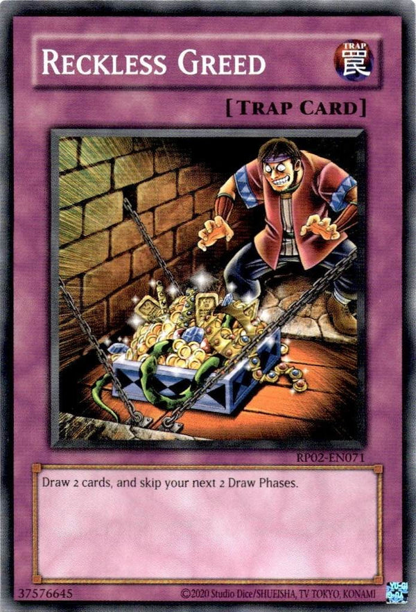 Yugioh Reckless Greed RP02-EN071 Common Unlimited Edition NM