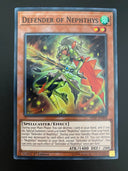 Yugioh Defender of Nephthys HISU-EN004 1st Edition Super Rare NM