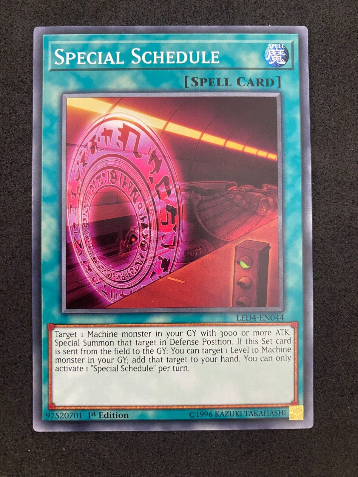 Yugioh Special Schedule LED4-EN44 1st Edition MINT