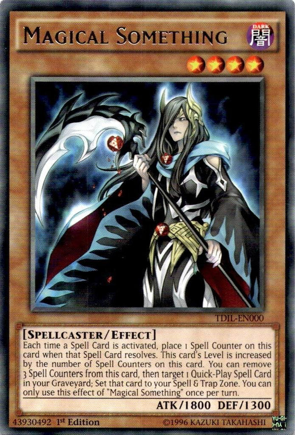 Yugioh Magical Something TDIL-EN000 Rare 1st Edition VLP/NM