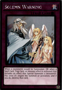 Yugioh Solemn Warning NKRT-EN035 Platinum Rare 1st Edition NM